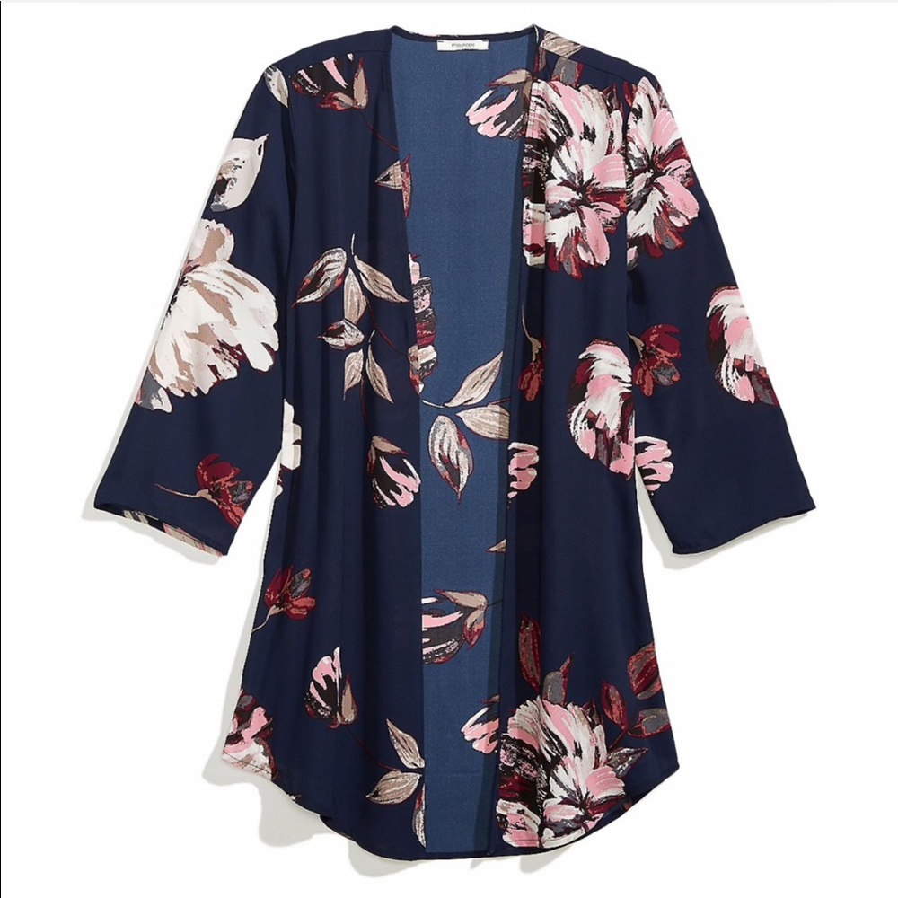 BRAND NEW MAURICES 3/4 SLEEVE KIMONO NWOT PLUS